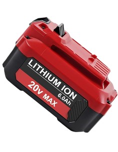 For Craftsman 6.0Ah 20V CMCB204 CMCB202 CMCB206 Lithium-Ion Battery Replacement ELE ELEOPTION - 1 2