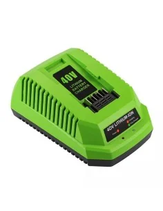 For Greenworks 40V Li-ion Battery Charger Replacement Compatible With 29472 29482 29652 G40825 ELE ELEOPTION - 1 2