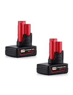 For Milwaukee 12V 6.0Ah M12 Lithium-Ion Battery Replacement (Twin Pack) ELE ELEOPTION - 1
