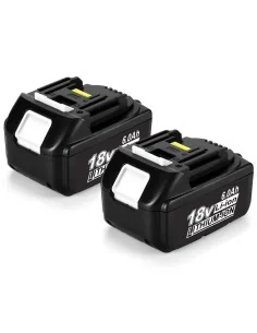For Makita 18V 6.0Ah BL1860 Li-Ion LXT Battery Replacement (Twin Pack) ELE ELEOPTION - 1