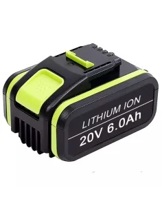 For Worx 20V 6.0Ah WA3551 WA3553 Lithium-Ion Battery Replacement (Twin Pack) ELE ELEOPTION - 1 2