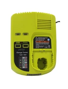 For Ryobi 12V-18V P117 3A Li-ion/Ni-Mh/Ni-CD Battery Charger Replacement With USB ELE ELEOPTION - 1 2