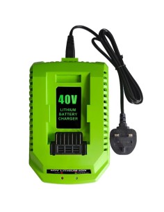 For Greenworks 40V Li-ion Battery Charger Replacement Compatible With 29472 29482 29652 G40825 ELE ELEOPTION - 1